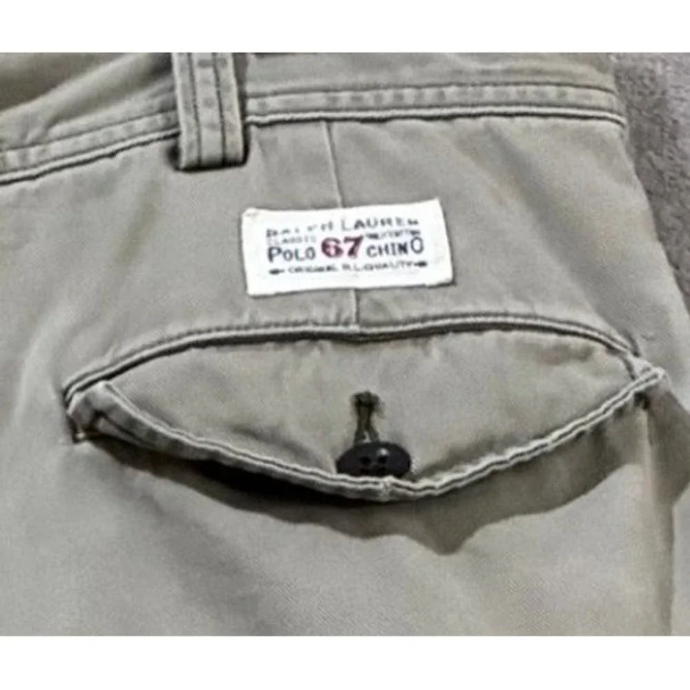 Polo Ralph Lauren Cargo‎ Shorts Mens 38 Chino Gorpcore Utility Military Y2K 90s